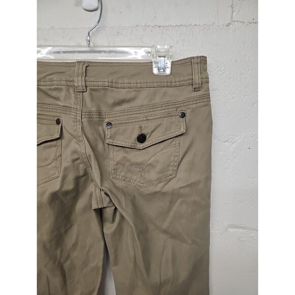 Union Bay Pants Womens Sz 13 Khaki Baggy Vtg Y2K Skater Grunge Wide Leg - Picture 8 of 9